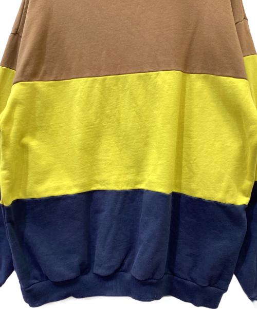 X-LARGE（エクストララージ）X-LARGE (エクストララージ) スウェット ブラウン×イエロー サイズ:XLの古着・服飾アイテム