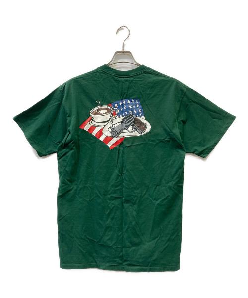 DOGPILE（ドッグパイル）DOGPILE (ドッグパイル) 半袖カットソー グリーン サイズ:Lの古着・服飾アイテム