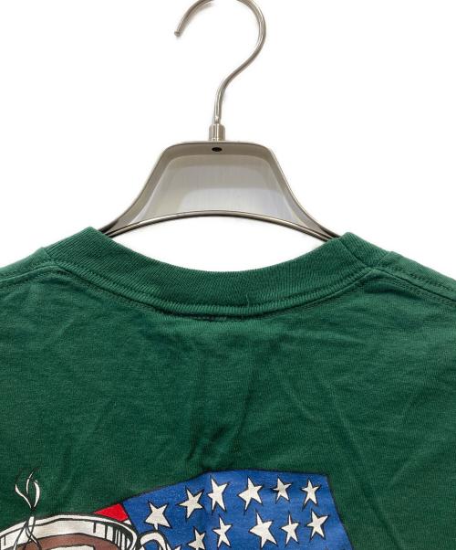 DOGPILE（ドッグパイル）DOGPILE (ドッグパイル) 半袖カットソー グリーン サイズ:Lの古着・服飾アイテム