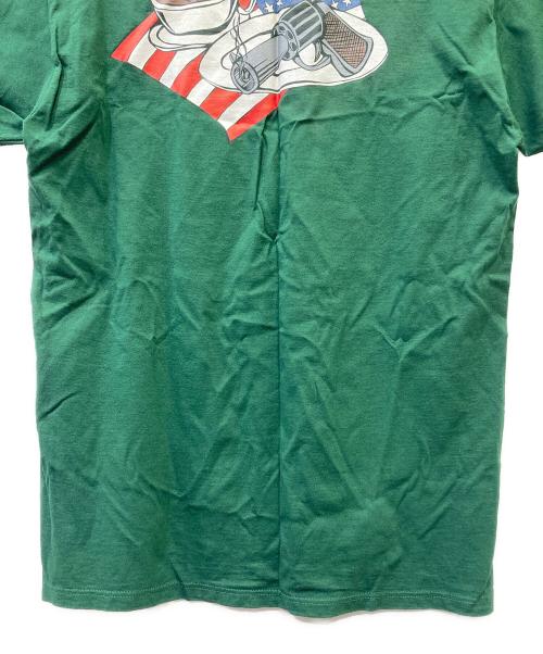 DOGPILE（ドッグパイル）DOGPILE (ドッグパイル) 半袖カットソー グリーン サイズ:Lの古着・服飾アイテム