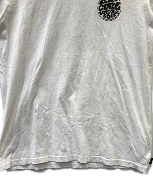 RIP CURL（リップカール）RIP CURL (リップカール) 半袖カットソー ホワイト サイズ:Mの古着・服飾アイテム