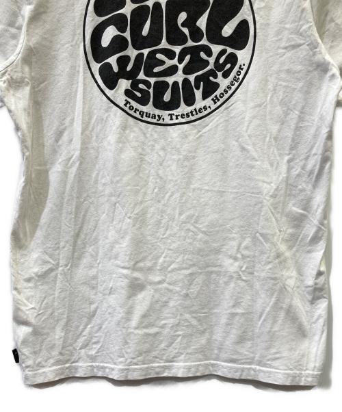 RIP CURL（リップカール）RIP CURL (リップカール) 半袖カットソー ホワイト サイズ:Mの古着・服飾アイテム