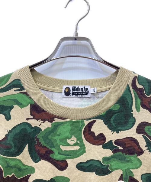A BATHING APE（ア ベイシング エイプ）A BATHING APE (ア ベイシング エイプ) 半袖カットソー グリーン サイズ:2XLの古着・服飾アイテム
