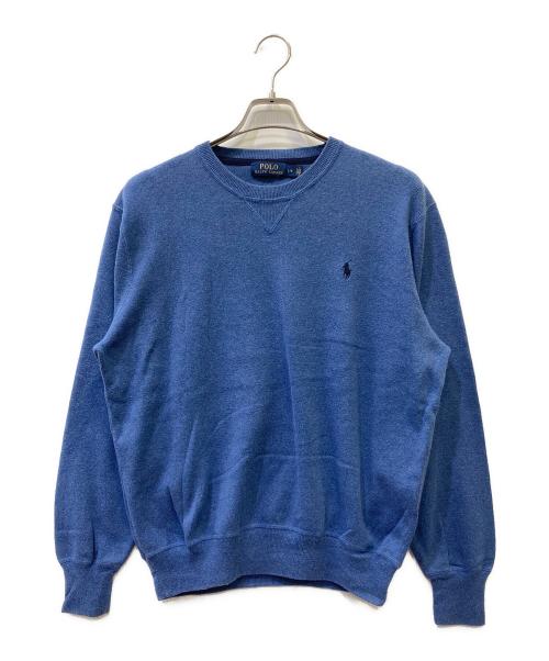 POLO RALPH LAUREN（ポロ・ラルフローレン）POLO RALPH LAUREN (ポロ・ラルフローレン) 長袖カットソー ブルー サイズ:Lの古着・服飾アイテム