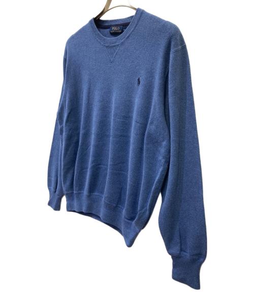 POLO RALPH LAUREN（ポロ・ラルフローレン）POLO RALPH LAUREN (ポロ・ラルフローレン) 長袖カットソー ブルー サイズ:Lの古着・服飾アイテム