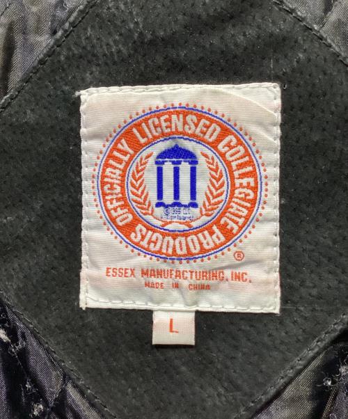 MICHIGAN（ミシガン）MICHIGAN (ミシガン) ブルゾン ブラック×ネイビー サイズ:Ｌの古着・服飾アイテム