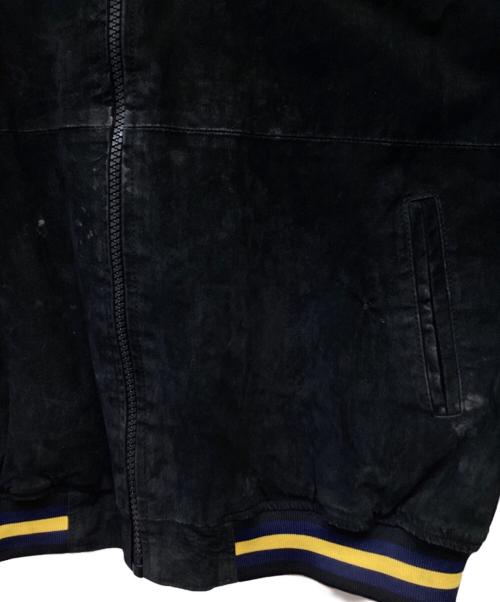 MICHIGAN（ミシガン）MICHIGAN (ミシガン) ブルゾン ブラック×ネイビー サイズ:Ｌの古着・服飾アイテム