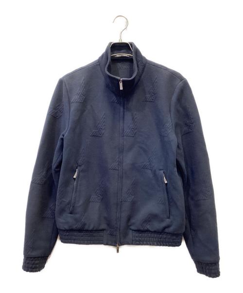 EMPORIO ARMANI（エンポリオアルマーニ）EMPORIO ARMANI (エンポリオアルマーニ) ジップジャケット ブラック サイズ:48の古着・服飾アイテム