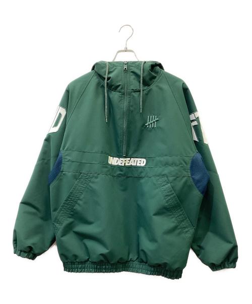 UNDEFEATED（アンディフィーテッド）UNDEFEATED (アンディフィーテッド) アノラックパーカー グリーン サイズ:Lの古着・服飾アイテム
