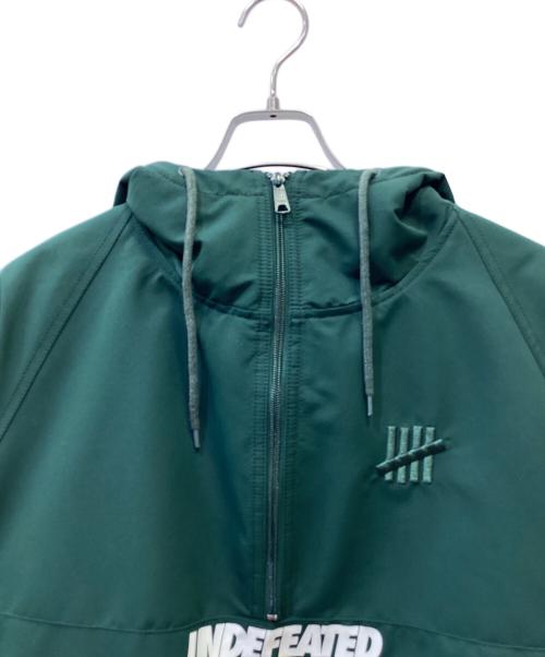 UNDEFEATED（アンディフィーテッド）UNDEFEATED (アンディフィーテッド) アノラックパーカー グリーン サイズ:Lの古着・服飾アイテム