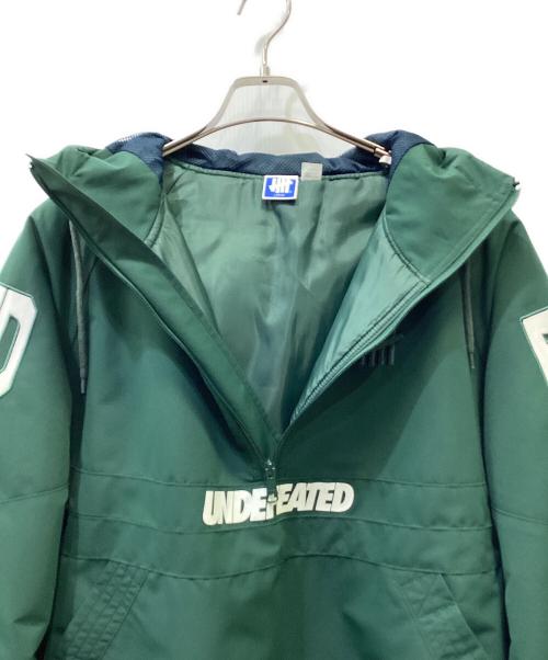 UNDEFEATED（アンディフィーテッド）UNDEFEATED (アンディフィーテッド) アノラックパーカー グリーン サイズ:Lの古着・服飾アイテム