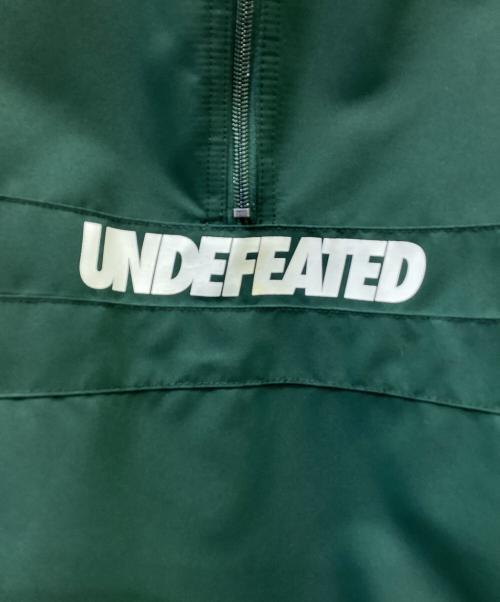 UNDEFEATED（アンディフィーテッド）UNDEFEATED (アンディフィーテッド) アノラックパーカー グリーン サイズ:Lの古着・服飾アイテム