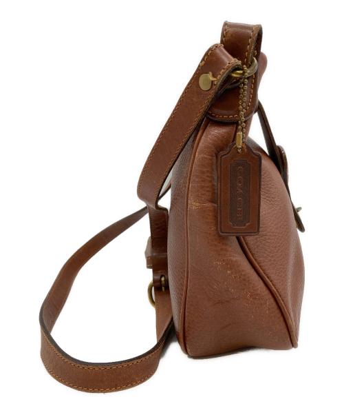 COACH（コーチ）COACH (コーチ) ターンロックショルダーバッグ ブラウンの古着・服飾アイテム