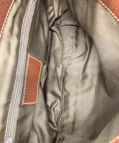 COACH（コーチ）COACH (コーチ) ターンロックショルダーバッグ ブラウンの古着・服飾アイテム