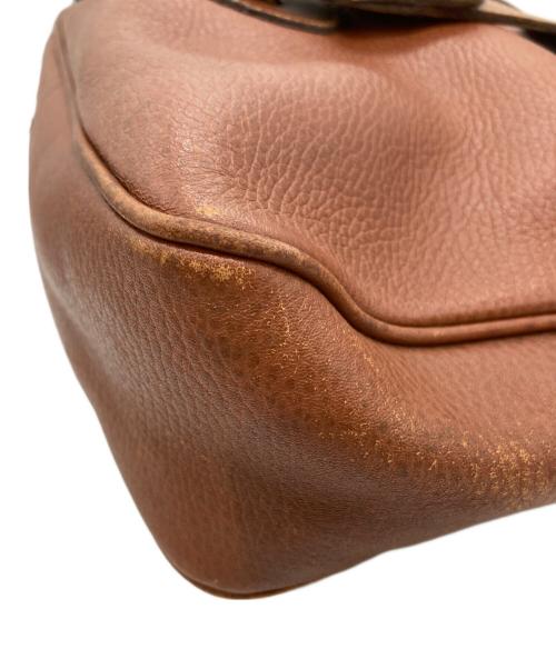 COACH（コーチ）COACH (コーチ) ターンロックショルダーバッグ ブラウンの古着・服飾アイテム