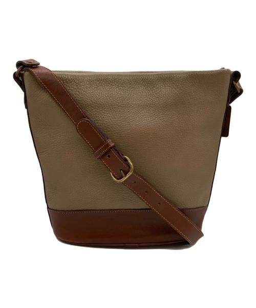 COACH（コーチ）COACH (コーチ) ショルダーバッグ ベージュ×ブラウンの古着・服飾アイテム