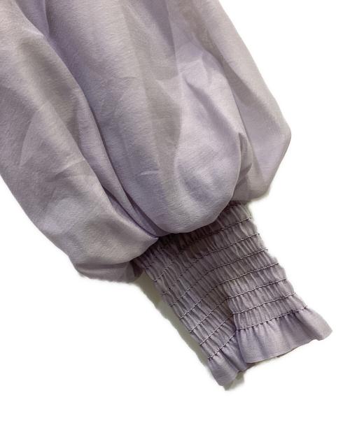 31 sons de mode（トランテアン ソン ドゥ モード）31 sons de mode (トランテアン ソン ドゥ モード) 長袖ワンピース ラベンダー サイズ:36 未使用品の古着・服飾アイテム