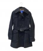 BURBERRY BLUE LABELバーバリーロンドンブルーレーベル）の古着「コート」｜ブラック