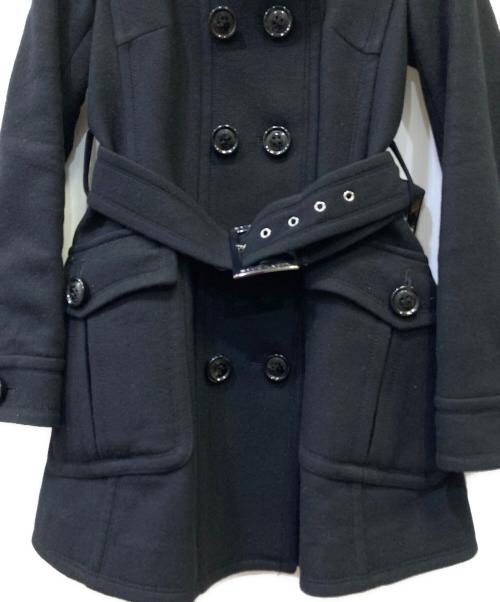 BURBERRY BLUE LABEL（バーバリーロンドンブルーレーベル）BURBERRY BLUE LABEL (バーバリーロンドンブルーレーベル) コート ブラック サイズ:38の古着・服飾アイテム