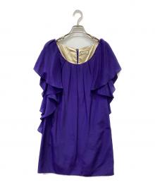 Diagram（ダイアグラム）の古着「半袖ワンピース」｜ブルー