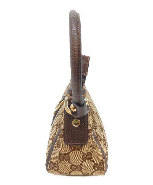 GUCCI（グッチ）GUCCI (グッチ) ハンドバッグ ブラウンの古着・服飾アイテム