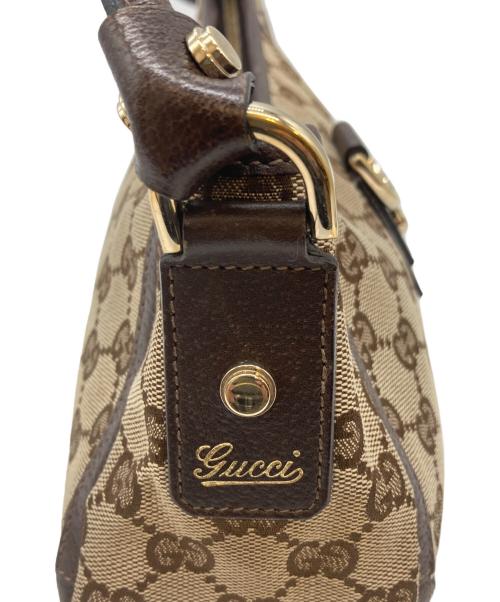 GUCCI（グッチ）GUCCI (グッチ) ハンドバッグ ブラウンの古着・服飾アイテム