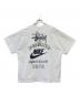 NIKE (ナイキ) stussy (ステューシー) 半袖カットソー ホワイト サイズ:ＸＬ：12000円