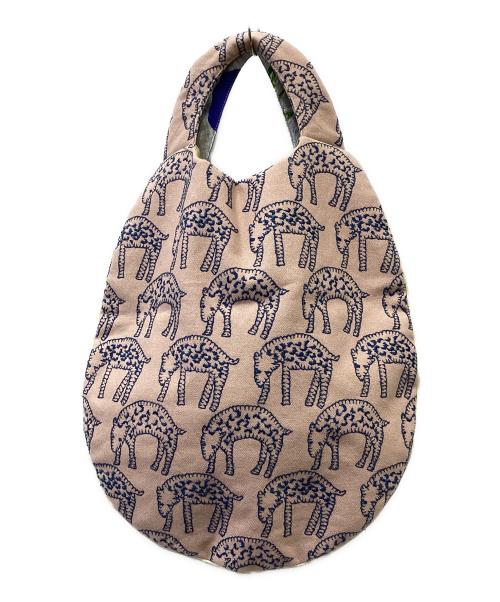 mina perhonen（ミナ ペルホネン）mina perhonen (ミナ ペルホネン) ハンドバッグ グレーの古着・服飾アイテム