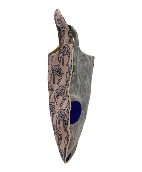 mina perhonen（ミナ ペルホネン）mina perhonen (ミナ ペルホネン) ハンドバッグ グレーの古着・服飾アイテム