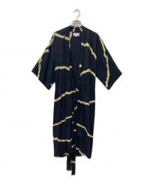 SUKU（スク）の古着「HOME DRESSING ガウン ロング カーディガン」｜ブラック