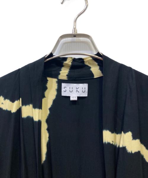 SUKU（スク）SUKU (スク) HOME DRESSING ガウン ロング カーディガン ブラック サイズ:XS/Sの古着・服飾アイテム