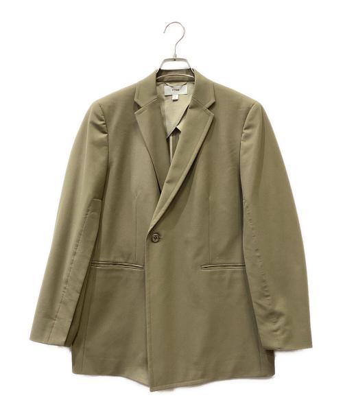 HYKE（ハイク）HYKE (ハイク) p/r stretch double breasted blazer モカ サイズ:SIZE 1の古着・服飾アイテム