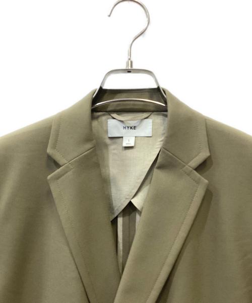 HYKE（ハイク）HYKE (ハイク) p/r stretch double breasted blazer モカ サイズ:SIZE 1の古着・服飾アイテム