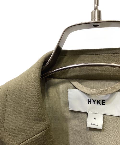 HYKE（ハイク）HYKE (ハイク) p/r stretch double breasted blazer モカ サイズ:SIZE 1の古着・服飾アイテム