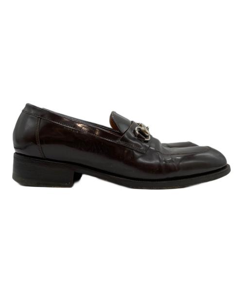GUCCI（グッチ）GUCCI (グッチ) ホースビットローファー ブラウン サイズ:25.5の古着・服飾アイテム