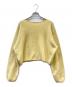 BALLSEY (ボールジィ) 厚手ニット イエロー サイズ:S：7000円