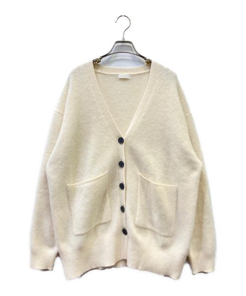 BALLSEY（ボールジィ）BALLSEY (ボールジィ) 厚手カーディガン アイボリー サイズ:Sの古着・服飾アイテム