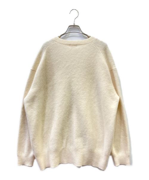 BALLSEY（ボールジィ）BALLSEY (ボールジィ) 厚手カーディガン アイボリー サイズ:Sの古着・服飾アイテム