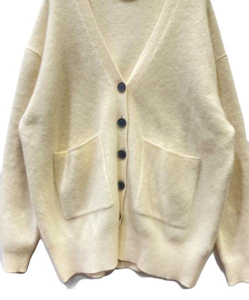 BALLSEY（ボールジィ）BALLSEY (ボールジィ) 厚手カーディガン アイボリー サイズ:Sの古着・服飾アイテム