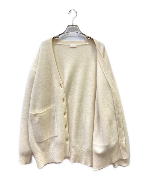 BALLSEY（ボールジィ）BALLSEY (ボールジィ) 厚手カーディガン アイボリー サイズ:Sの古着・服飾アイテム