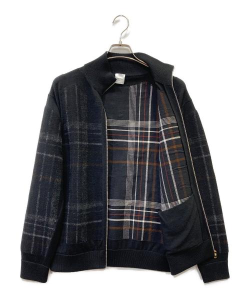 PAUL SMITH（ポールスミス）PAUL SMITH (ポールスミス) ウールブルゾン ブラック サイズ:Lの古着・服飾アイテム