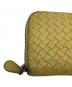 中古・古着 BOTTEGA VENETA (ボッテガベネタ) ラウンドファスナー財布 イエロー：9000円