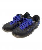 NIKE×OFFWHITEナイキ×オフホワイト）の古着「スニーカー」｜ブラック×ブルー