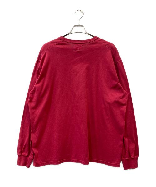 THE NORTHFACE PURPLELABEL（ザ・ノースフェイス パープルレーベル）THE NORTHFACE PURPLELABEL (ザ・ノースフェイス パープルレーベル) 長袖カットソー レッド サイズ:XLの古着・服飾アイテム