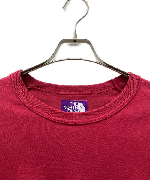 THE NORTHFACE PURPLELABEL（ザ・ノースフェイス パープルレーベル）THE NORTHFACE PURPLELABEL (ザ・ノースフェイス パープルレーベル) 長袖カットソー レッド サイズ:XLの古着・服飾アイテム