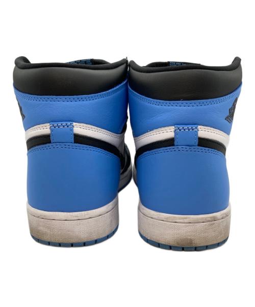 NIKE（ナイキ）NIKE (ナイキ) AIR JORDAN 1 RETRO HIGH OG ブルー×ブラック サイズ:28cmの古着・服飾アイテム