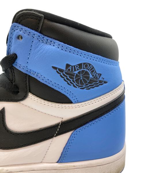 NIKE（ナイキ）NIKE (ナイキ) AIR JORDAN 1 RETRO HIGH OG ブルー×ブラック サイズ:28cmの古着・服飾アイテム