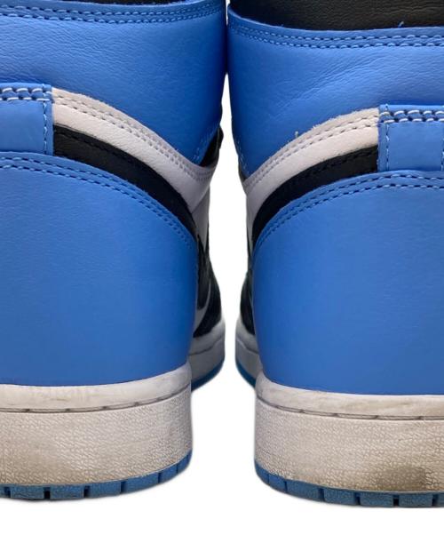 NIKE（ナイキ）NIKE (ナイキ) AIR JORDAN 1 RETRO HIGH OG ブルー×ブラック サイズ:28cmの古着・服飾アイテム