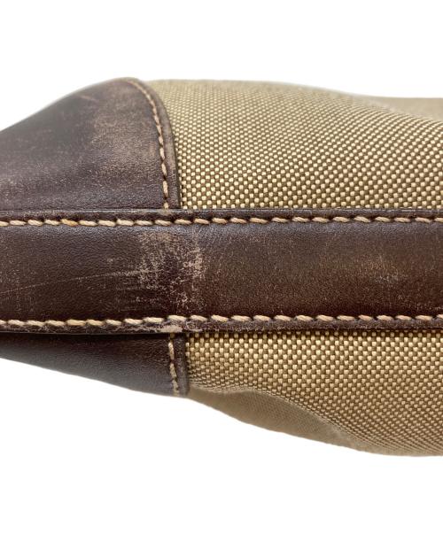 PRADA（プラダ）PRADA (プラダ) ショルダーバッグ ベージュ×ブラウンの古着・服飾アイテム