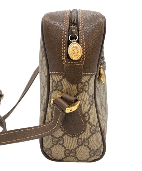 GUCCI（グッチ）GUCCI (グッチ) ショルダーバッグ ベージュ×ブラウンの古着・服飾アイテム